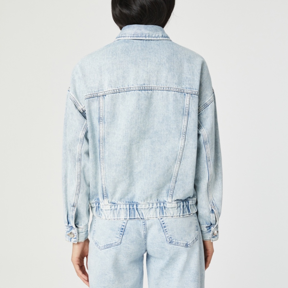 MAVI 90'S JEAN JACKET IN BLEACHED 90'S STRETCH